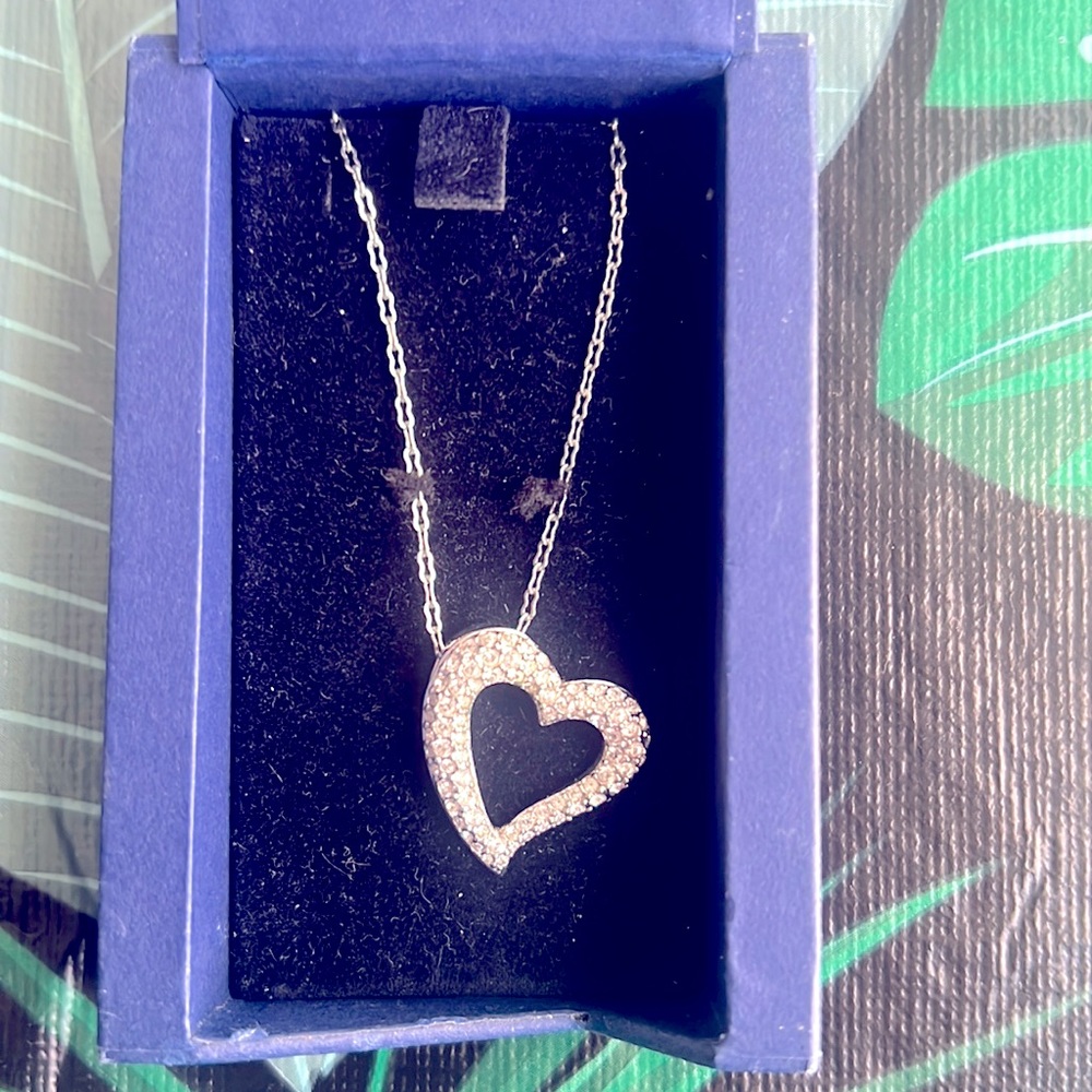 Swarovski heart necklace
